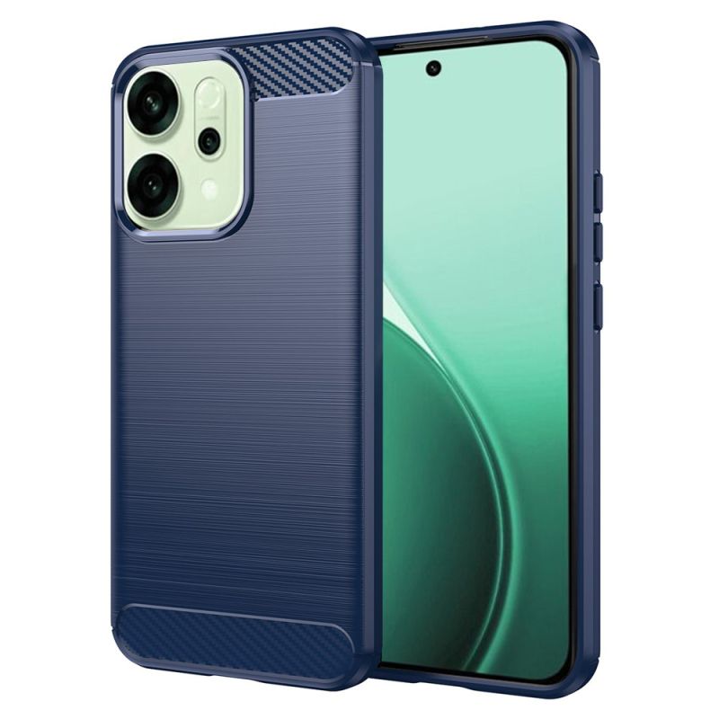Husa pentru Oppo Reno14 - Techsuit Carbon Silicone - Blue