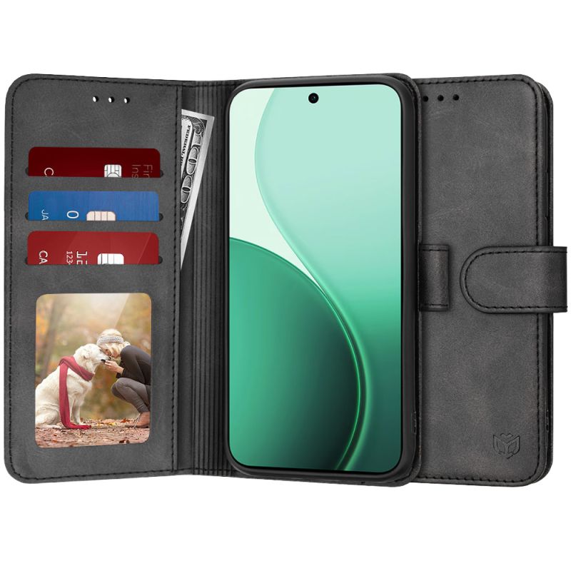 Husa pentru Oppo Reno14 - Techsuit Diary Book - Black