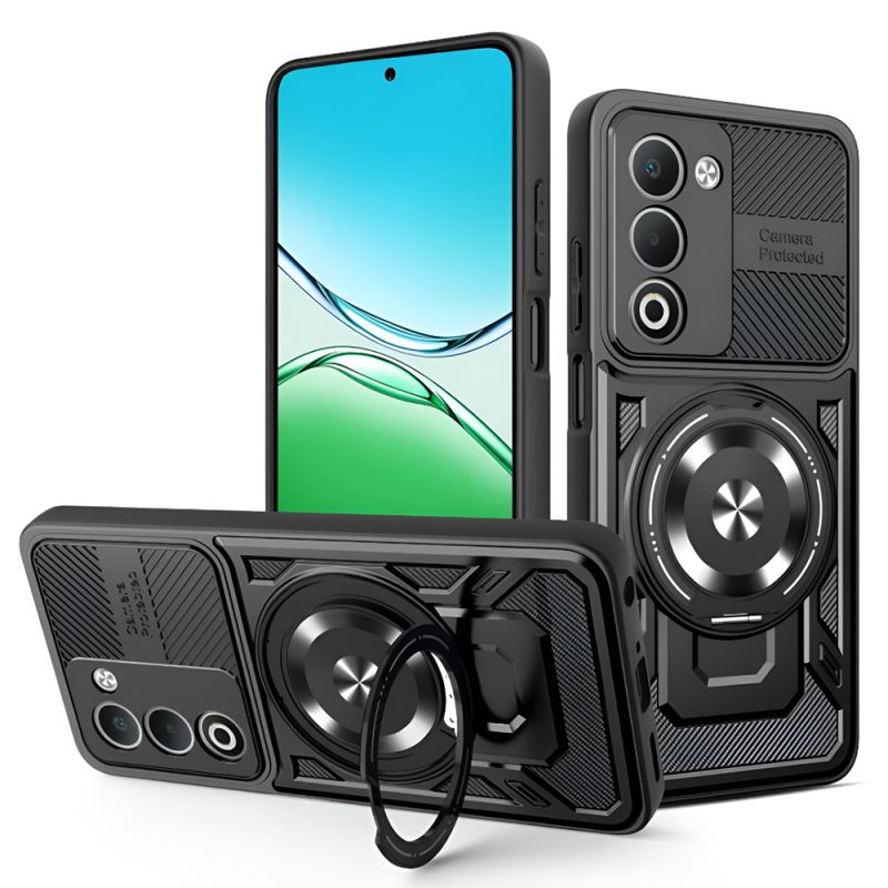 Husa pentru Oppo A5 4G / A5 5G / A5m 4G - Techsuit RuggedCam - Black