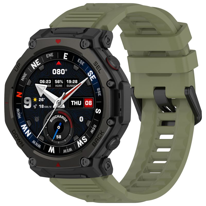 Curea pentru Amazfit T-Rex 3 Pro 48mm - Techsuit Watchband (W067) - Green