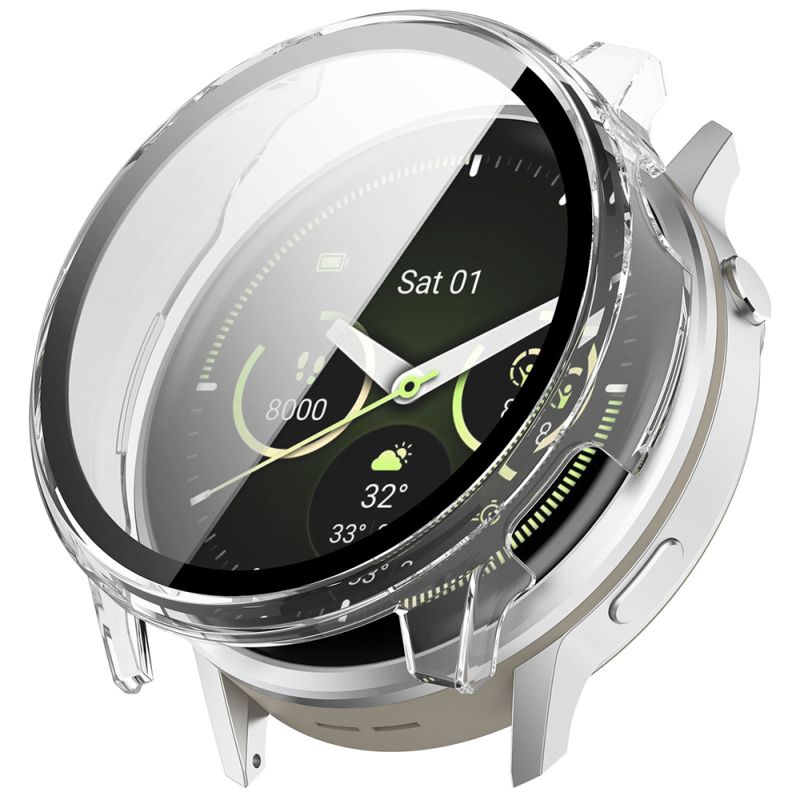 Husa pentru Garmin Venu 4 45mm + Folie - Techsuit Defense360 Pro - Clear