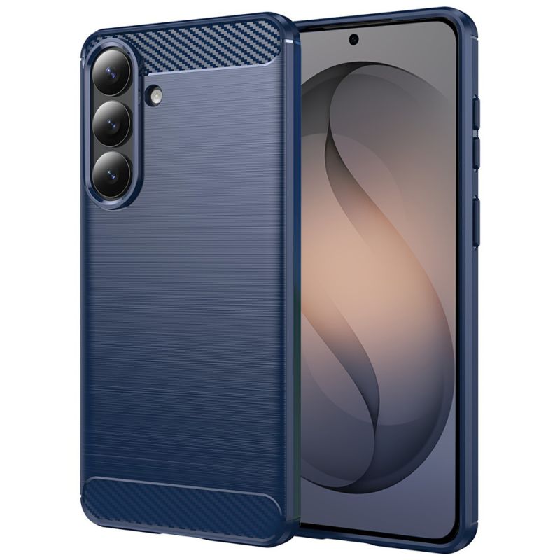 Husa pentru Samsung Galaxy S26 - Techsuit Carbon Silicone - Blue