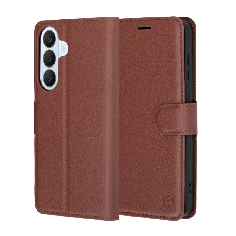 Husa pentru Samsung Galaxy S26 - Techsuit Leather Folio - Brown