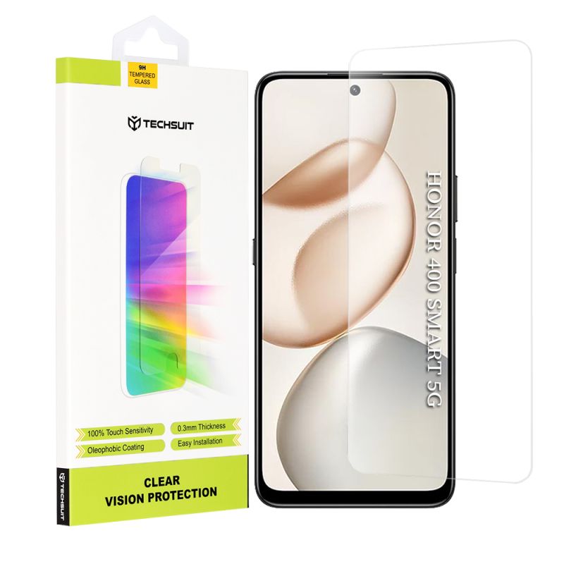 Folie pentru Honor 400 Smart 5G / 400 Smart 4G / 200 Smart / 90 Smart / X7d 4G / X7b 4G / X7b 5G / X7c - Techsuit Clear Vision Glass - Transparent