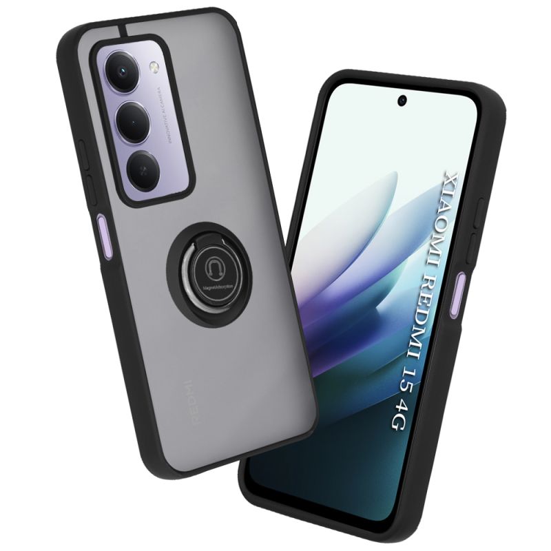 Husa pentru Xiaomi Redmi 15 4G / Redmi 15 5G - Techsuit Glinth - Black