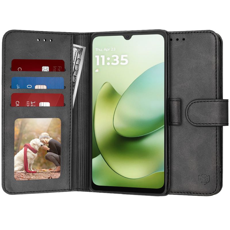 Husa pentru Motorola Moto G06 - Techsuit Diary Book - Black