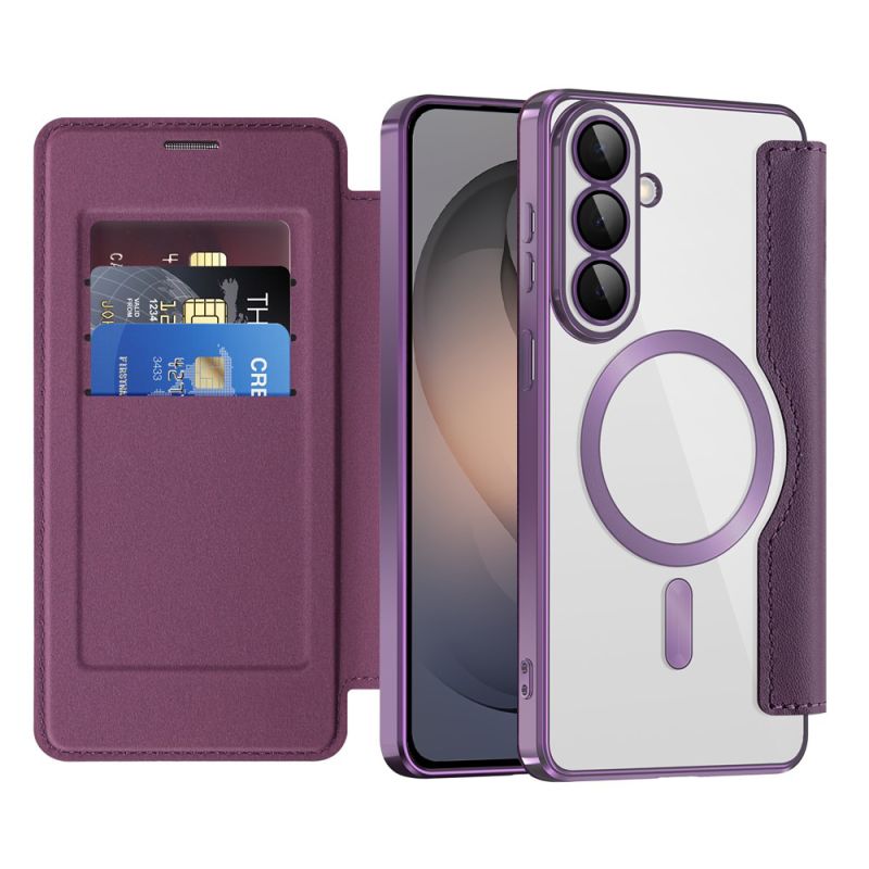 Husa pentru Samsung Galaxy S26 - Techsuit SmartMag Book Case - Purple