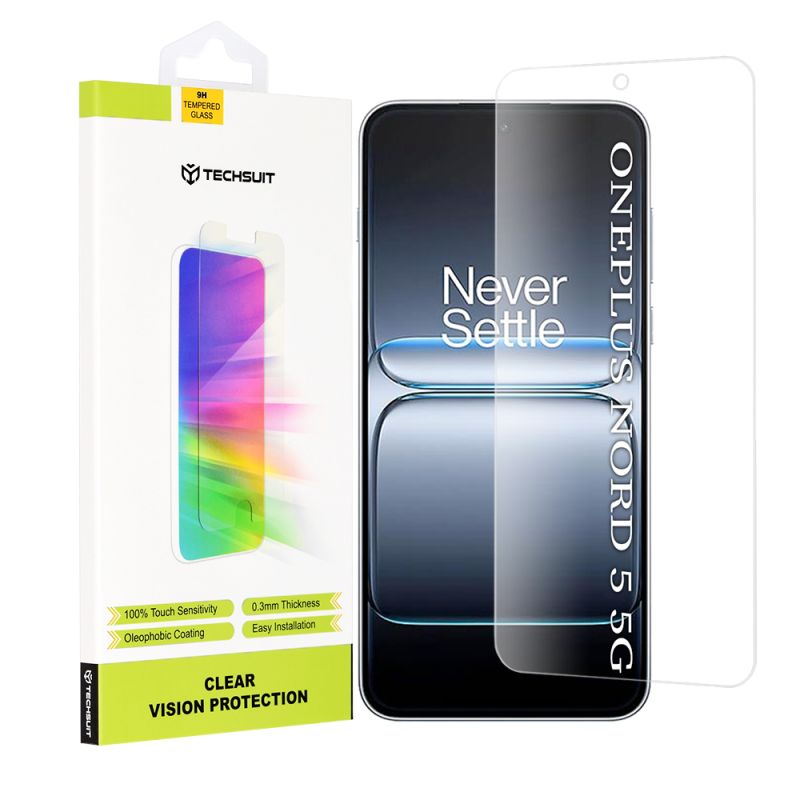 Folie pentru OnePlus Nord 5 - Techsuit Clear Vision Glass - Transparent