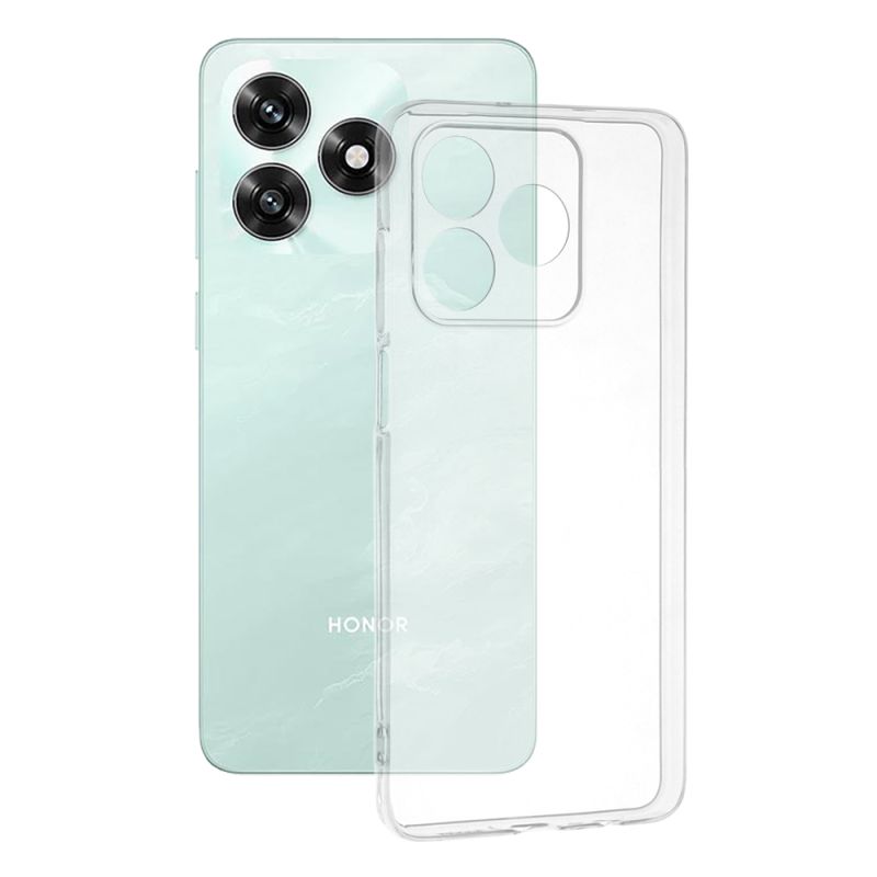 Husa pentru Honor X5c Plus - Techsuit Clear Silicone - Transparent