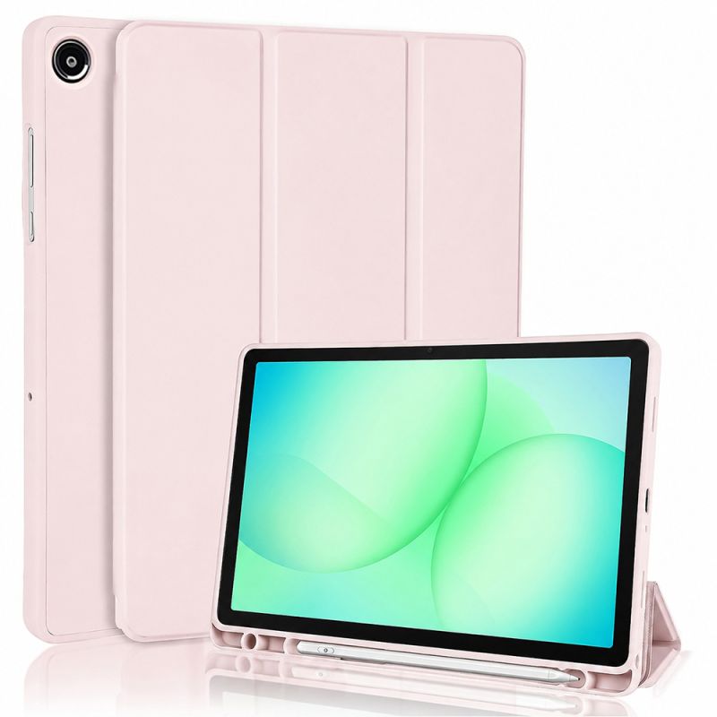 Husa pentru Samsung Galaxy Tab A11 Plus / A9 Plus - Techsuit Flex Trifold - Pink
