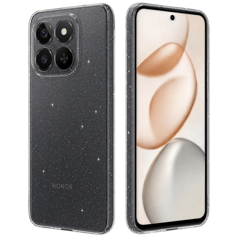 Husa pentru Honor 400 Smart 5G / 400 Smart 4G / X7d 4G - Techsuit SparkleSkin Series - Clear
