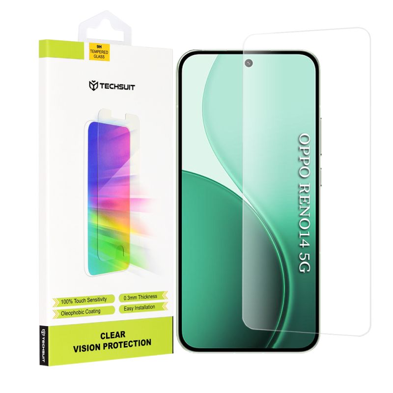 Folie pentru Oppo Reno14 - Techsuit Clear Vision Glass - Transparent