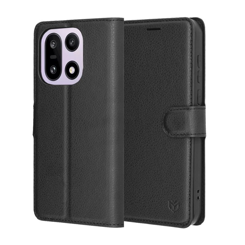 Husa pentru OnePlus 15 - Techsuit Leather Folio - Black