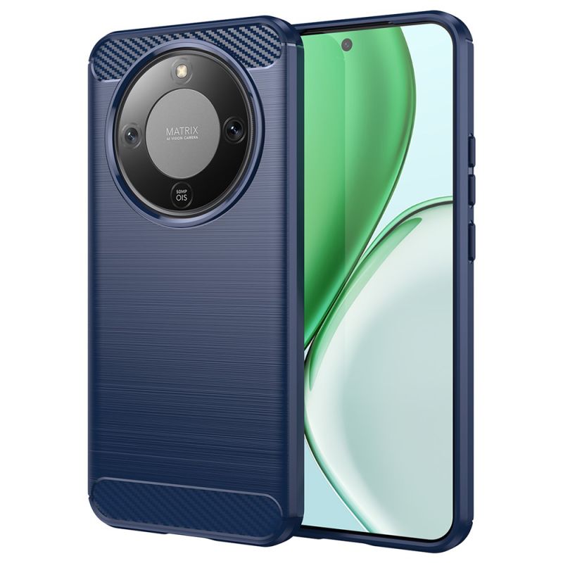 Husa pentru Honor Magic8 Lite - Techsuit Carbon Silicone - Blue