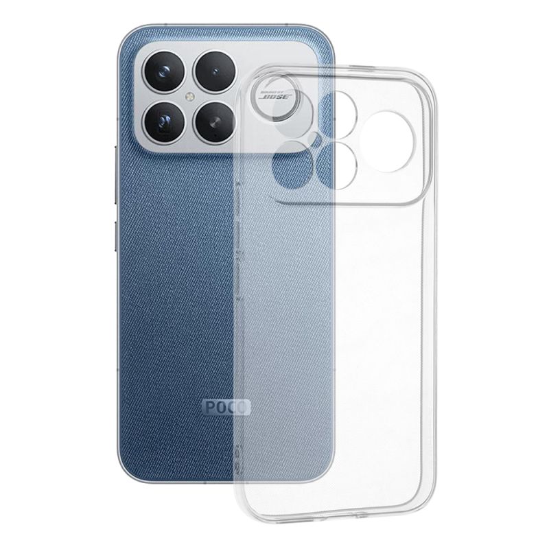 Husa pentru Xiaomi Poco F8 Ultra - Techsuit Clear Silicone - Transparent