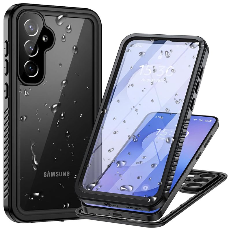 Husa pentru Samsung Galaxy S25 FE - ShellBox Waterproof IP68 Case - Black