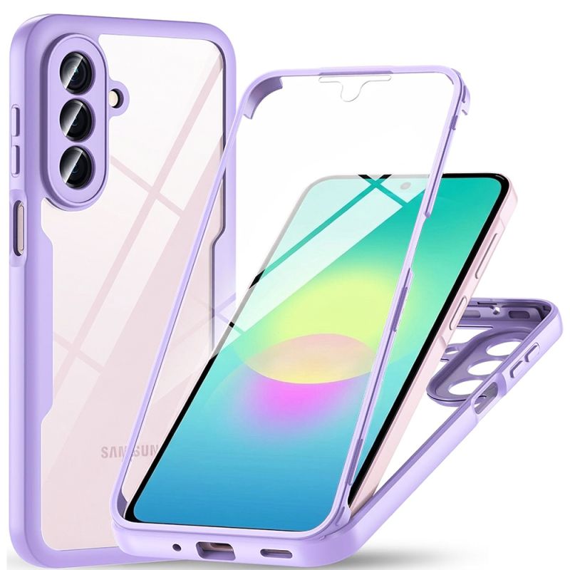 Husa pentru Samsung Galaxy A27 5G + Folie - Techsuit ColorVerse 360 Series - Purple