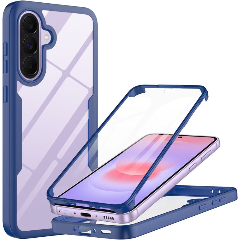 Husa pentru Samsung Samsung Galaxy A37 5G / A36 5G / A56 5G + Folie - Techsuit ColorVerse 360 Series - Blue