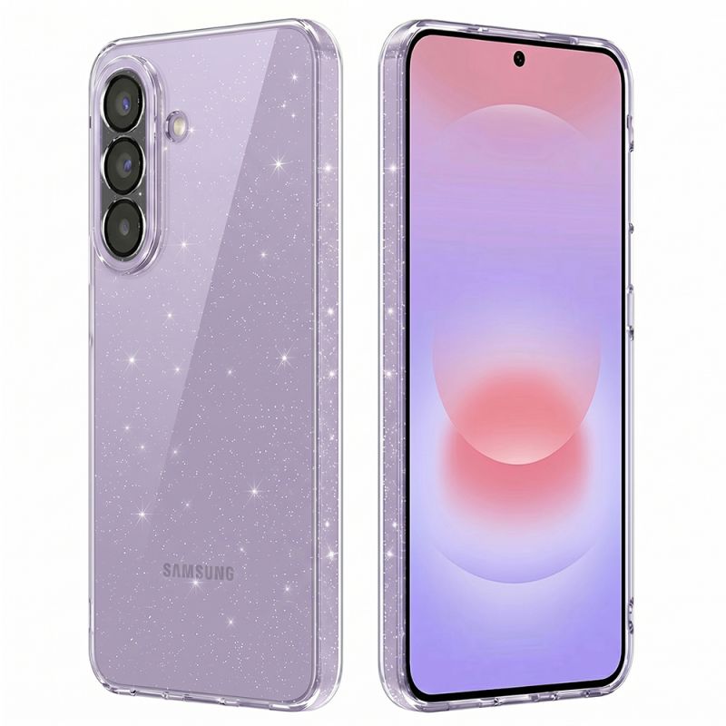 Husa pentru Samsung Galaxy A37 5G - Techsuit SparkleSkin Series - Clear