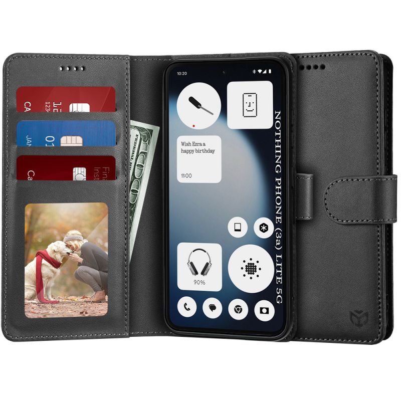 Husa pentru Nothing Phone (3a) Lite - Techsuit Diary Book - Black
