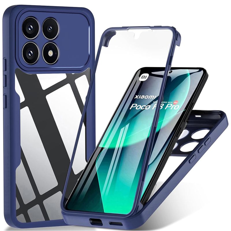Husa pentru Xiaomi Poco F8 Pro + Folie - Techsuit ColorVerse 360 Series - Blue