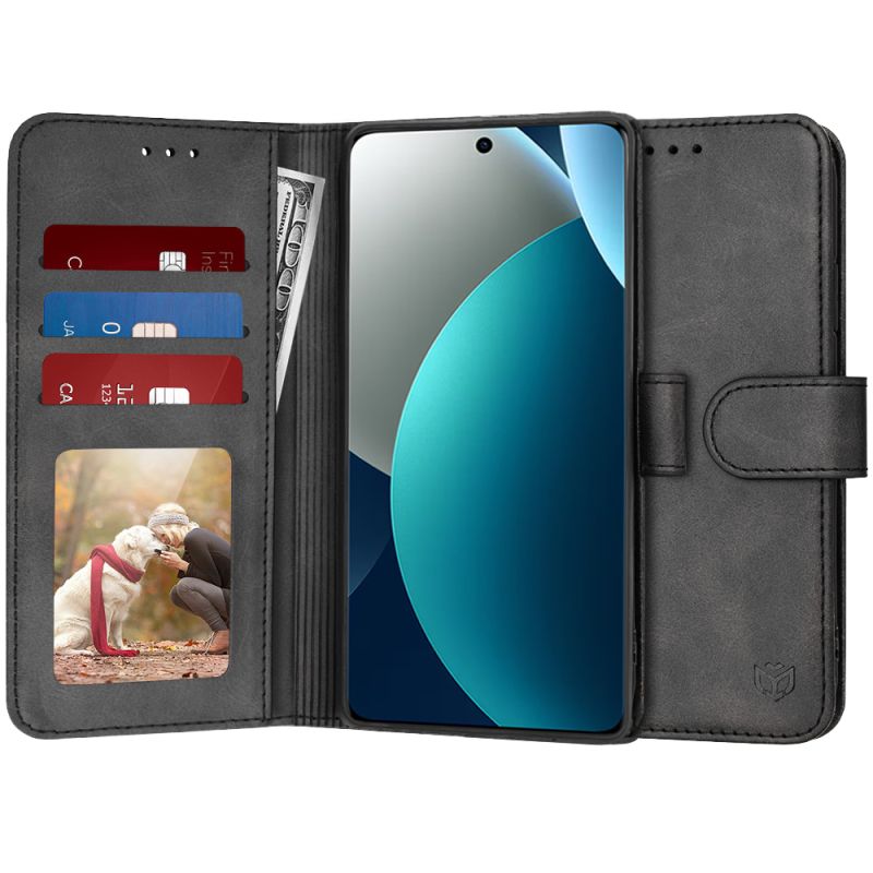 Husa pentru Xiaomi Redmi Note 15 Pro 4G - Techsuit Diary Book - Black
