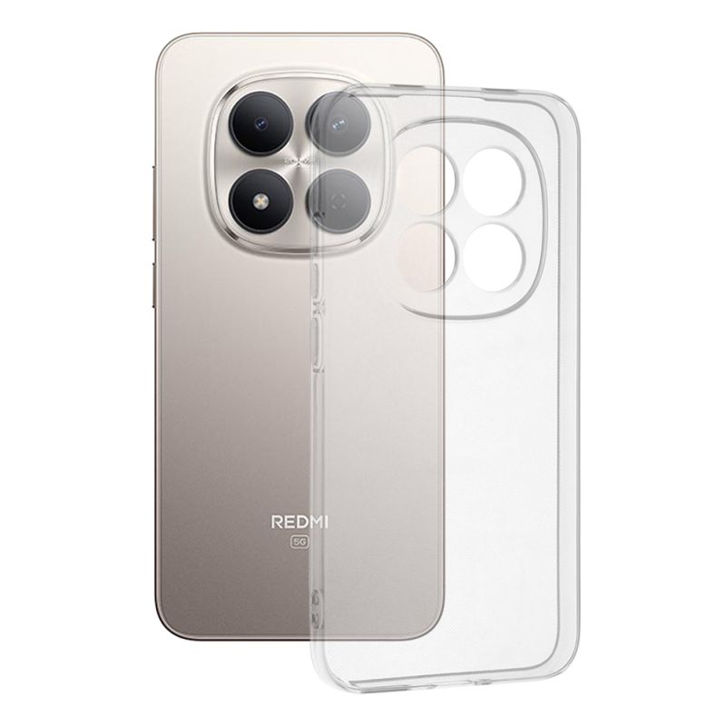 Husa pentru Xiaomi Redmi Note 15 Pro 5G - Techsuit Clear Silicone - Transparent
