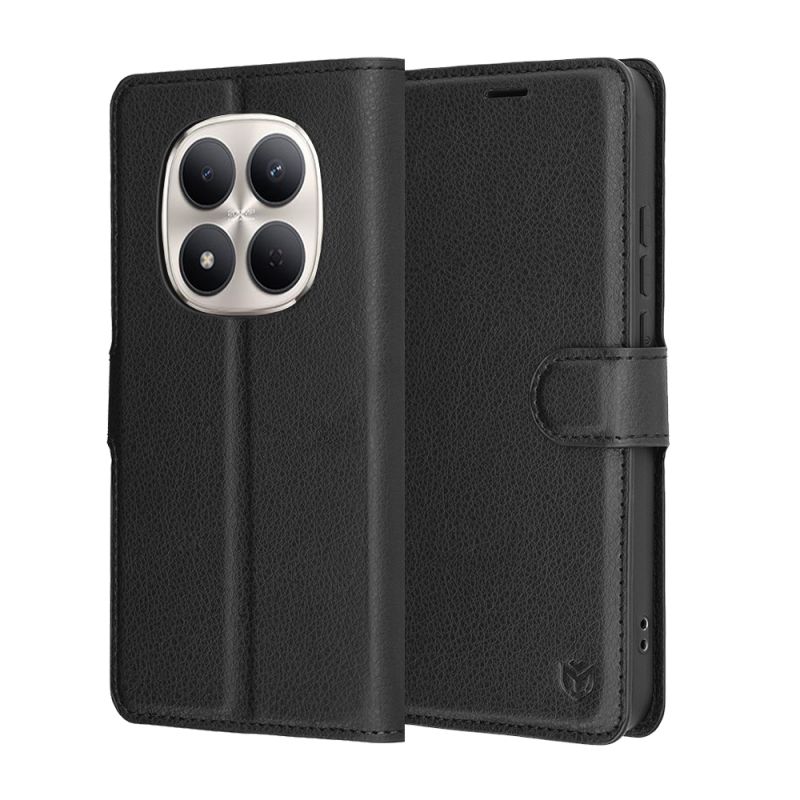 Husa pentru Xiaomi Redmi Note 15 Pro 5G - Techsuit Leather Folio - Black