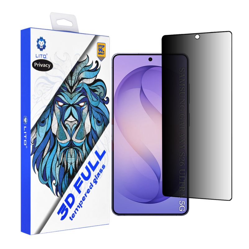 Folie pentru Samsung Galaxy S26 Ultra - Lito 3D Full Cover [Privacy Display Incompatibil] - Privacy