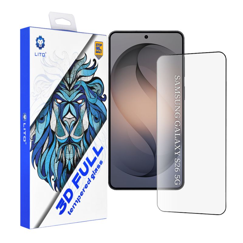 Folie pentru Samsung Galaxy S26 - Lito 3D Full Cover - Black
