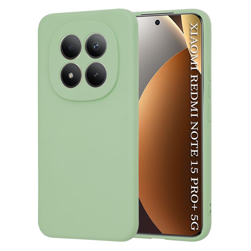 Husa pentru Xiaomi Redmi Note 15 Pro+ 5G / Poco M8 Pro 5G - Techsuit SoftFlex - Mint Green
