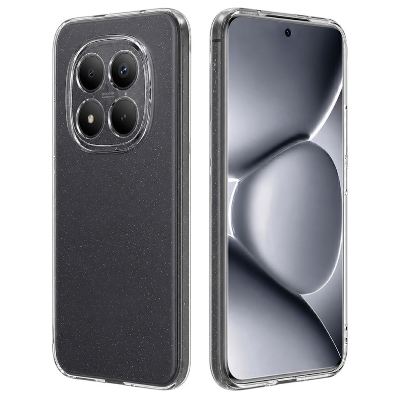 Husa pentru Xiaomi Redmi Note 15 Pro+ 5G / Poco M8 Pro 5G - Techsuit SparkleSkin Series - Clear