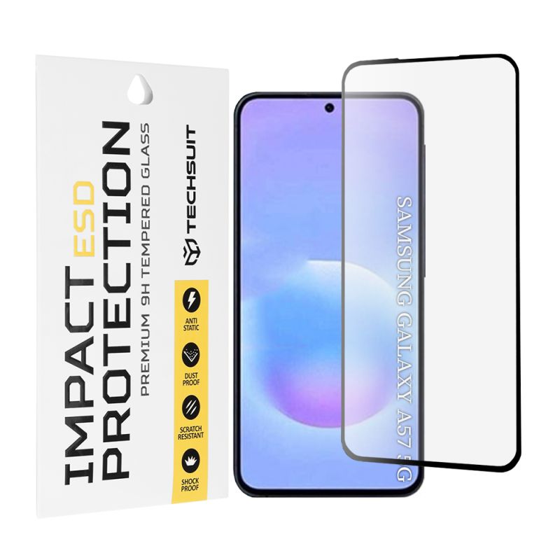 Folie pentru Samsung Galaxy A57 5G - Techsuit ESD Glass - Black