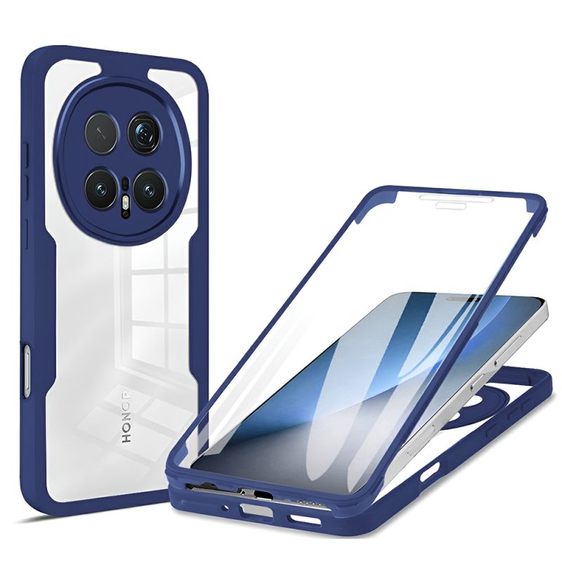 Husa pentru Honor Magic8 Pro + Folie - Techsuit ColorVerse 360 Series - Blue