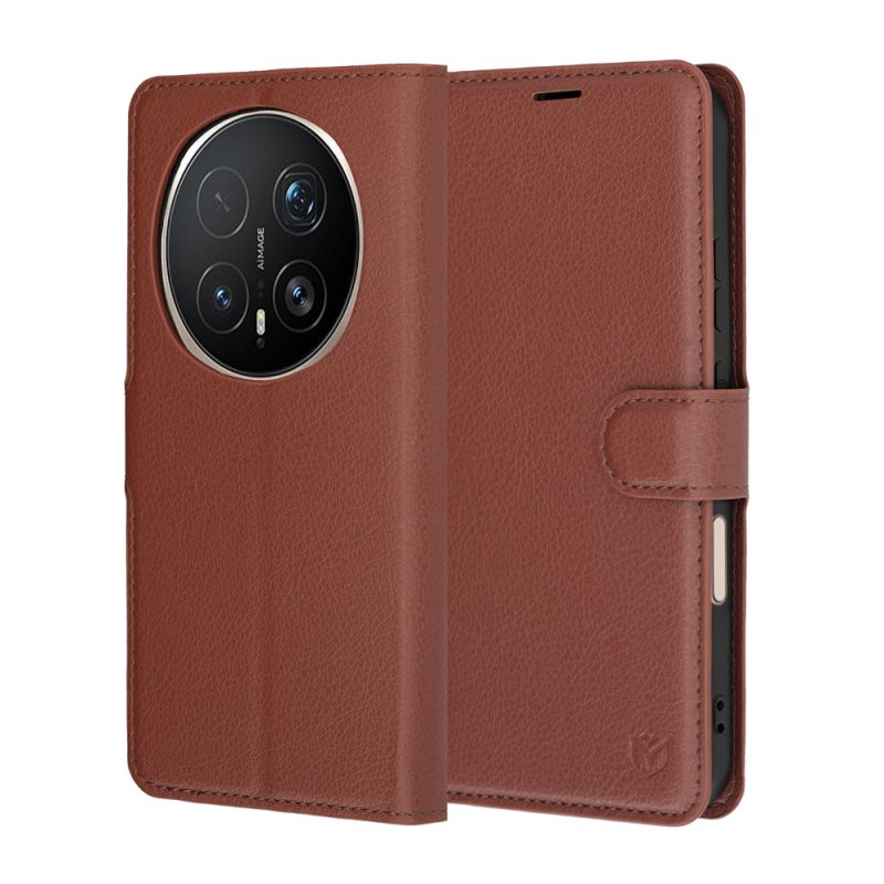 Husa pentru Honor Magic8 Pro - Techsuit Leather Folio - Brown