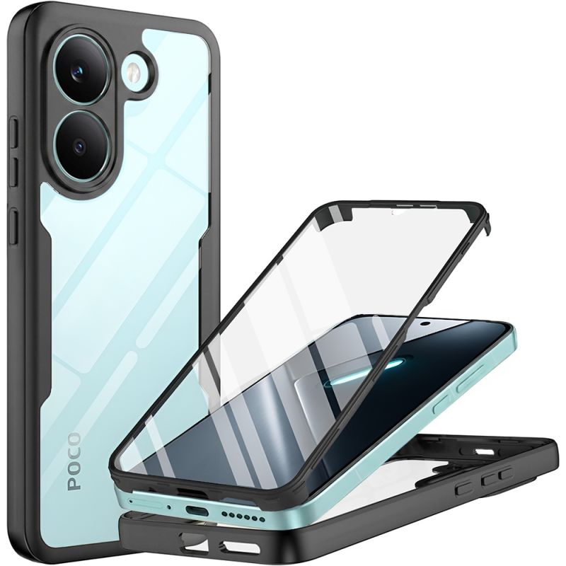 Husa pentru Xiaomi Poco X8 Pro + Folie - Techsuit ColorVerse 360 Series - Black