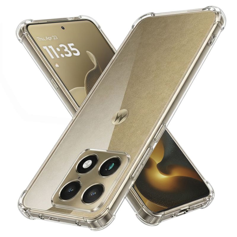 Husa pentru Motorola Signature - Techsuit Shockproof Clear Silicone - Clear