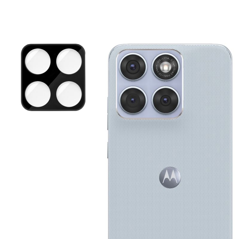 Folie Camera pentru Motorola Edge 70 Fusion - Techsuit Full Camera Glass - Black