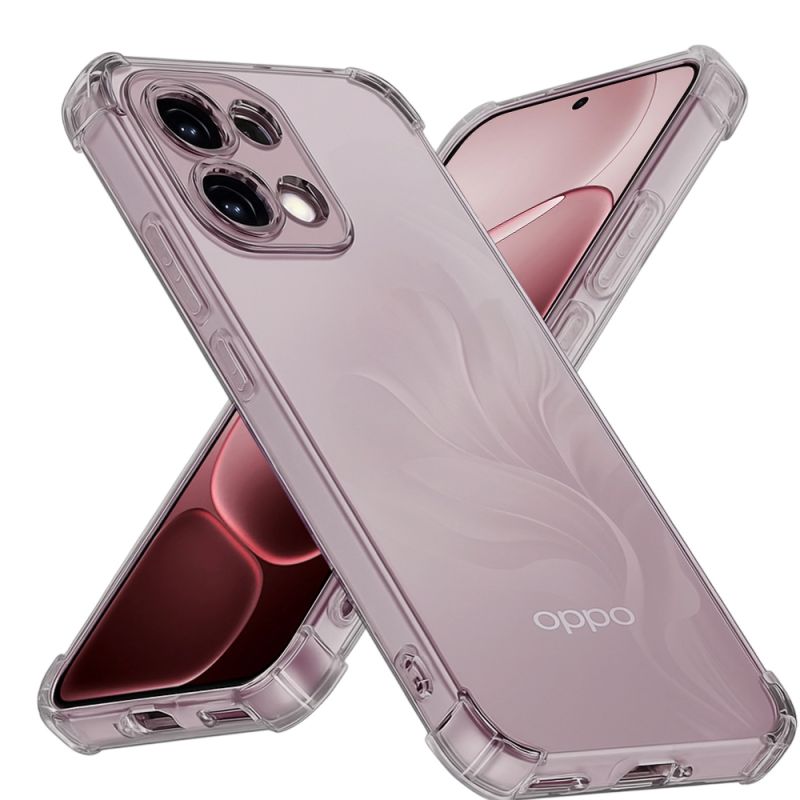 Husa pentru Oppo A6 Pro 4G / A6 Pro 5G - Techsuit Shockproof Clear Silicone - Smoke Black