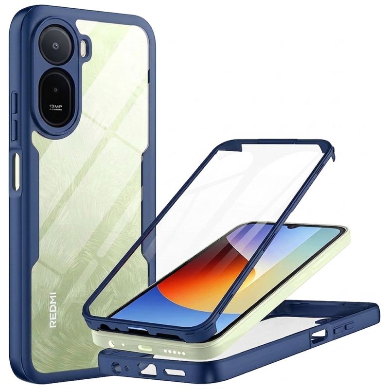Husa pentru Xiaomi Redmi A7 Pro 4G + Folie - Techsuit ColorVerse 360 Series - Blue