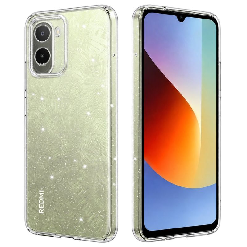 Husa pentru Xiaomi Redmi A7 Pro 4G - Techsuit SparkleSkin Series - Clear