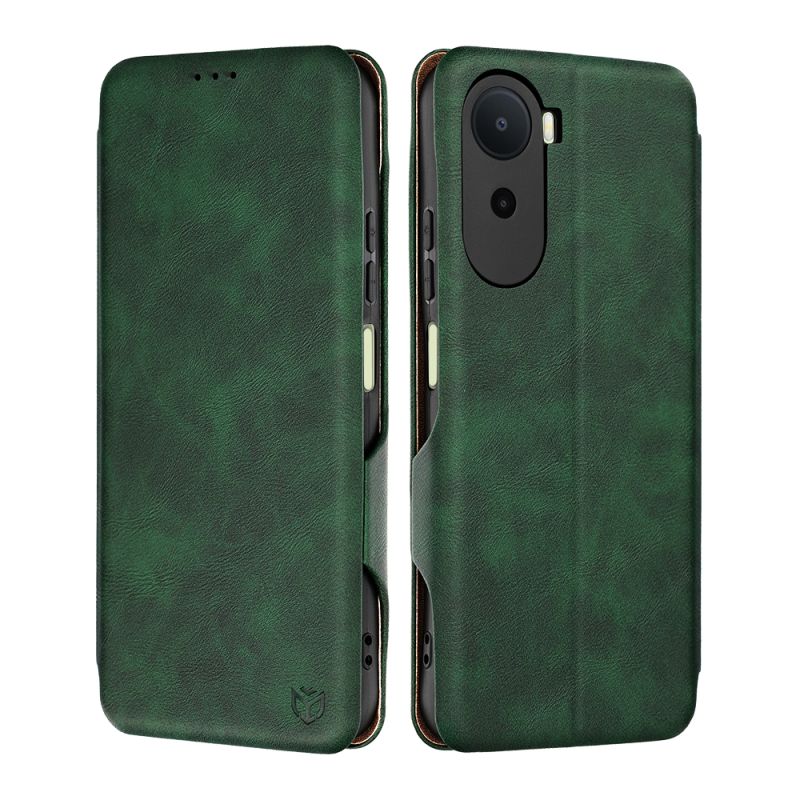 Husa pentru Xiaomi Redmi A7 Pro 4G - Techsuit Safe Wallet Plus - Green