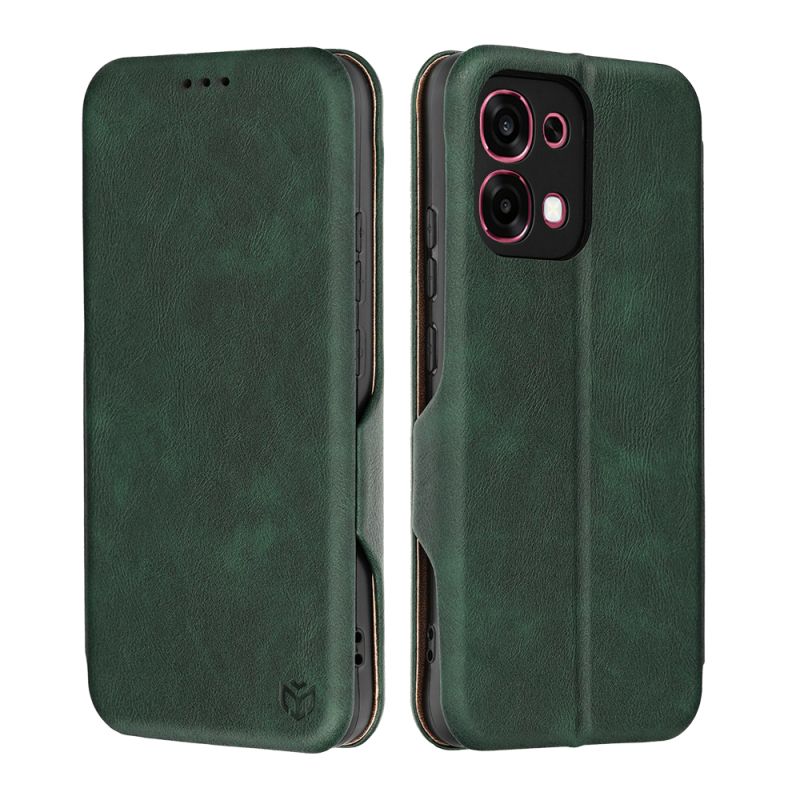 Husa pentru Oppo A6 Pro 4G / A6 Pro 5G - Techsuit Safe Wallet Plus - Green