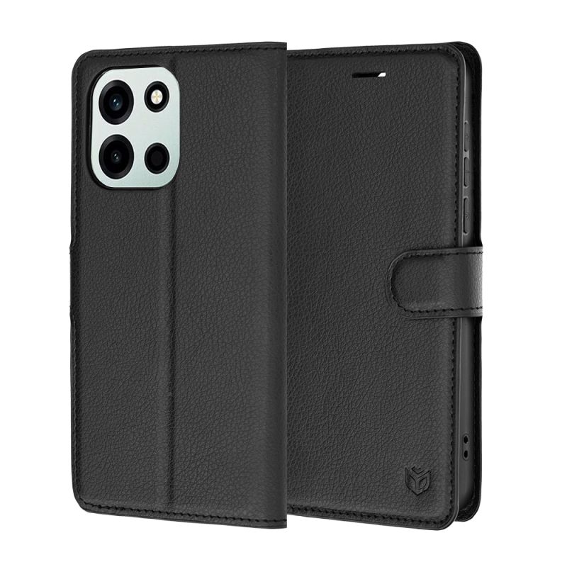 Husa pentru OnePlus Nord 6 - Techsuit Leather Folio - Black