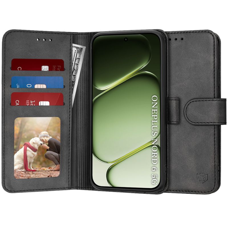 Husa pentru OnePlus Nord 6 - Techsuit Diary Book - Black