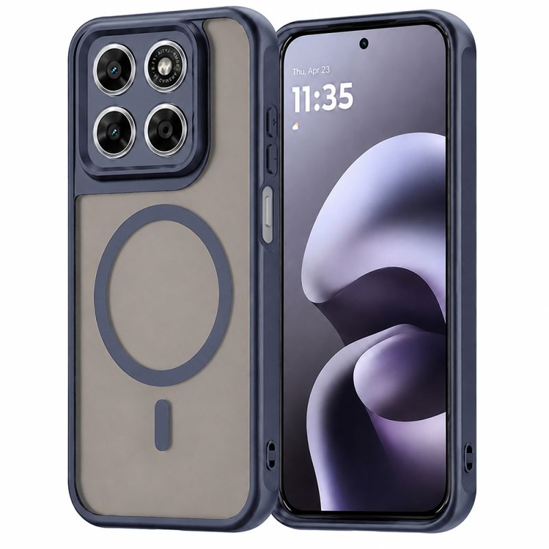 Husa pentru Motorola Moto G87 / G77 / G67 - Techsuit HaloFrost II MagSafe - Navy Blue