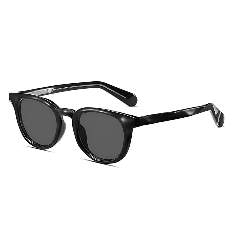 Ochelari cu Filtru UV, Forma Rotunda - Techsuit (8663) - Black