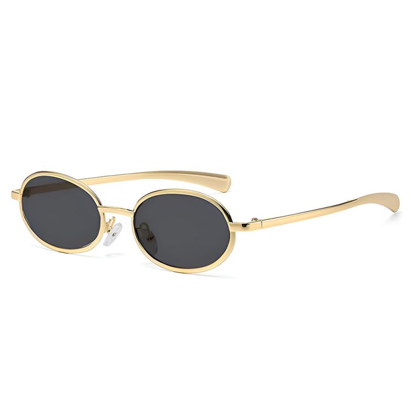 Ochelari de Soare Vintage pentru Femei - Techsuit (3220) - Gold / Black