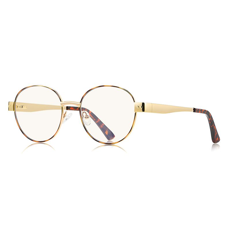Ochelari de Calculator Rotunzi - Techsuit Reflex PC (3175) - Gold / Print