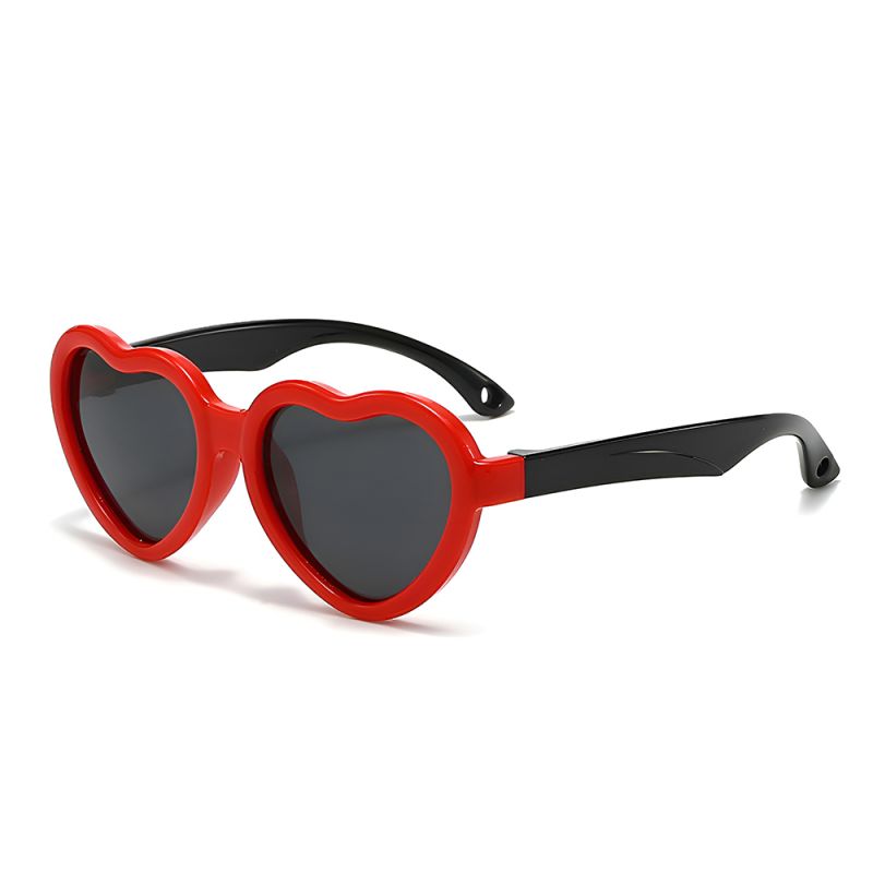 Ochelari de Soare pentru Copii cu Protectie UV - Techsuit (23070) - Black / Red